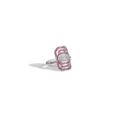 Bague rockaway spinner diamants & or rose // STATEMENT